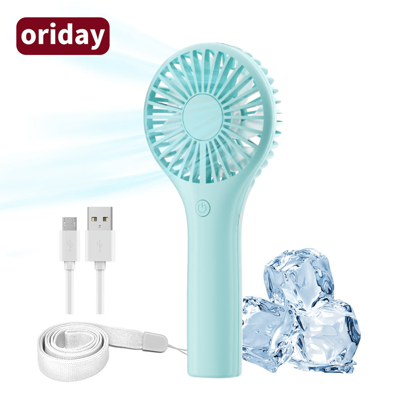 Oriday 小巧手持風扇|2000mAh電池・大風力靜音設計・便攜口袋風扇・宿舍/辦公室/家用適用