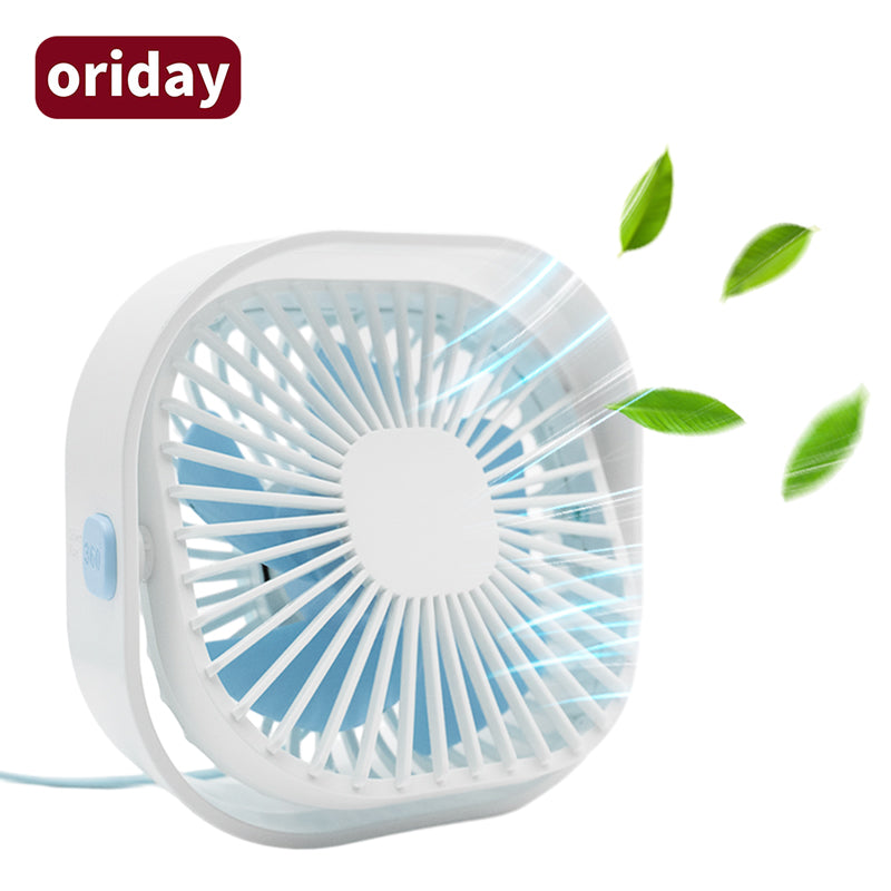 USB small desktop fan cute big wind cooling sound handheld plug-in use portable home dormitory office desktop