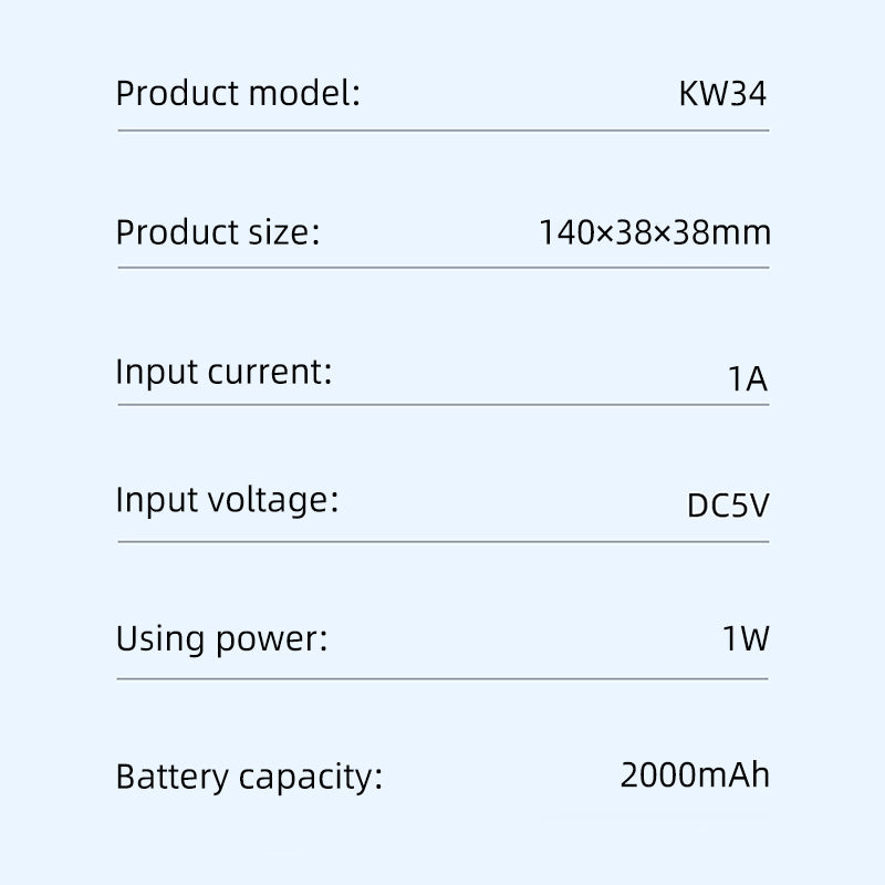 Oriday 摺疊迷你手持風扇|USB充電靜音設計・超長續航便攜口袋風扇・學生/辦公室/戶外適用