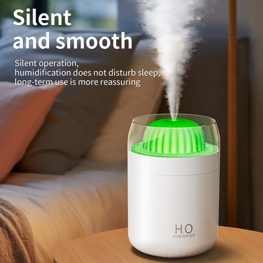Oriday Cactus USB Humidifier | Silent High-Mist Aroma Diffuser | Ideal for Home and Office
