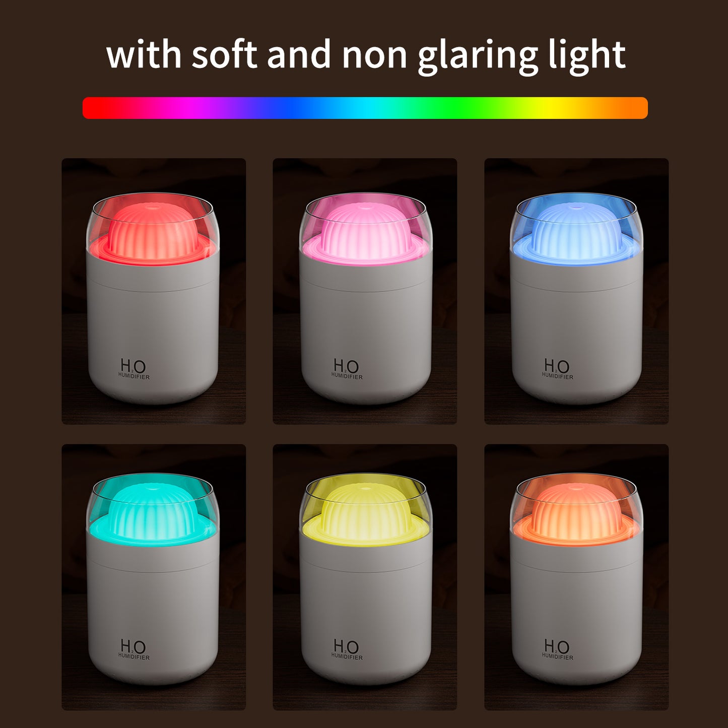 Oriday Cactus USB Humidifier | Silent High-Mist Aroma Diffuser | Ideal for Home and Office