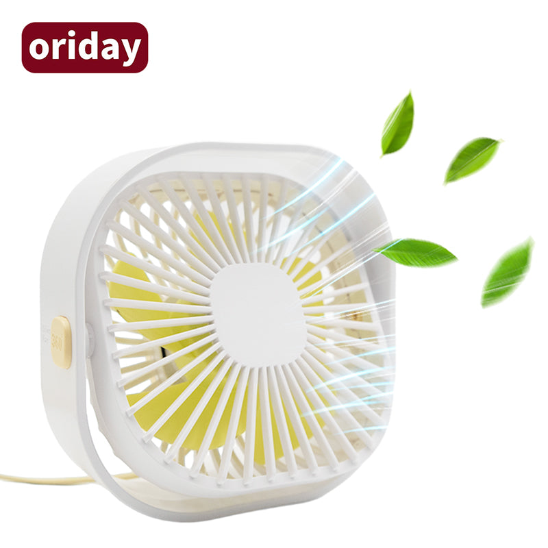 USB small desktop fan cute big wind cooling sound handheld plug-in use portable home dormitory office desktop