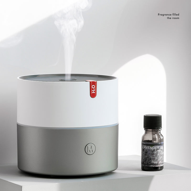 Oriday 超聲波香薰加濕器|精油霧化擴香機・七彩夜燈・缺水斷電保護・家用臥室香氛機