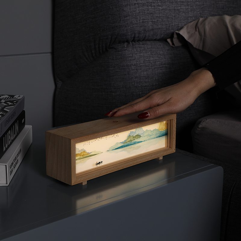 Oriday Wooden Light Picture Lamp|Atmosphere Night Light Decoration|Creative Gift Recommendation