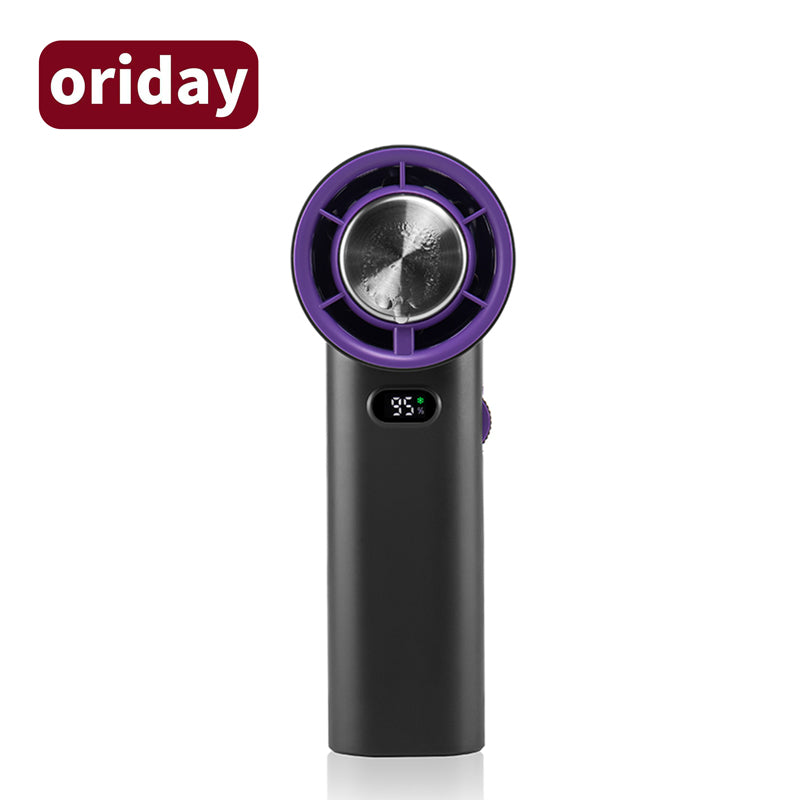 oriday High-speed Cooling Handheld Fan with Semiconductor Cooling, Quiet, Portable, Rechargeable, High-Quality, Wireless, for Home, Desk, Dormitory, Office, Travel