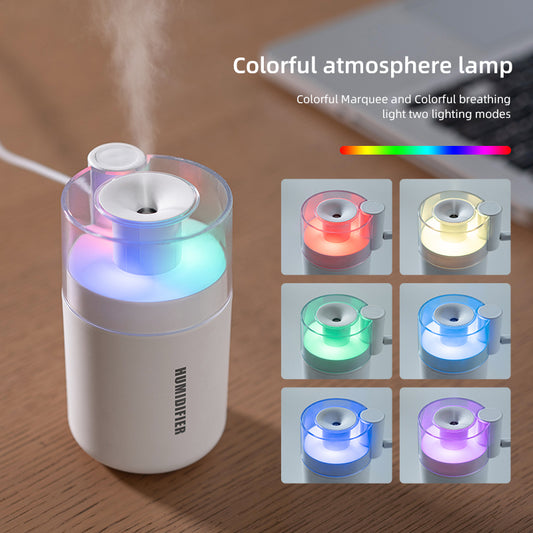 Oriday 7-Color Mood Light Humidifier | Large-Capacity Nano Mist | Silent Air Humidifier for Home and Office