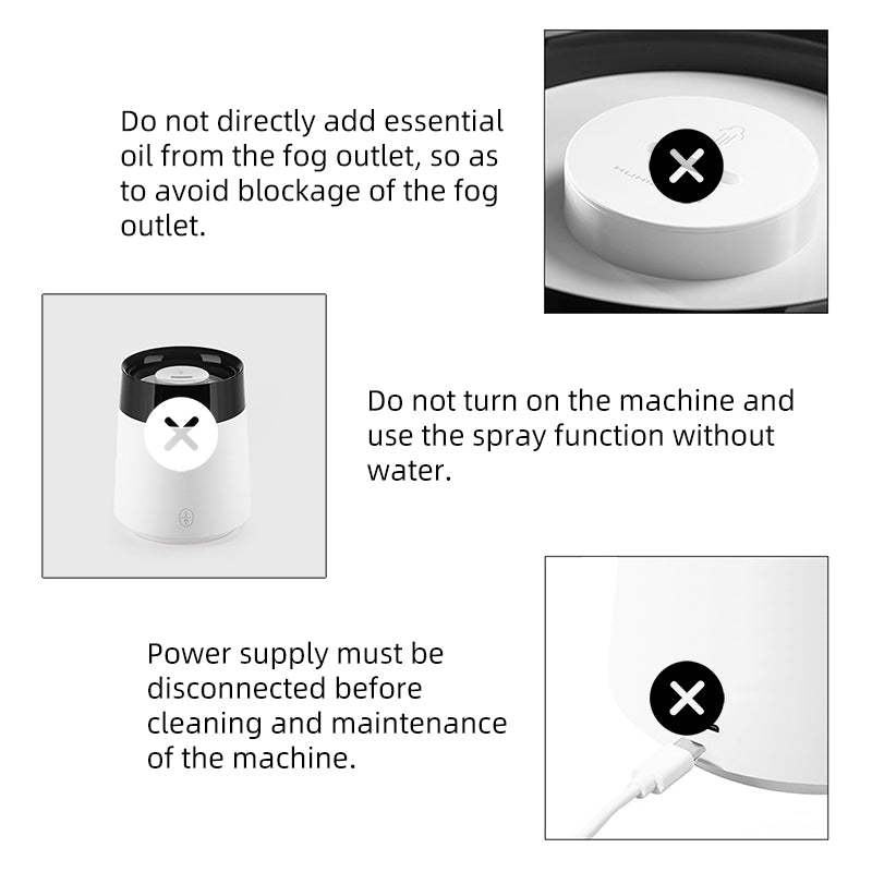 oriday Smart Aroma Diffuser Car Mini Automatic Spray Essential Oils Strong Mist Plug-in Quiet Bedroom Use Home Office Eastern Goods