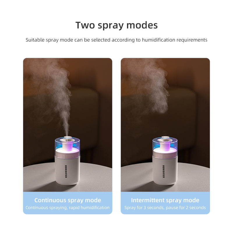 Oriday 7-Color Mood Light Humidifier | Large-Capacity Nano Mist | Silent Air Humidifier for Home and Office
