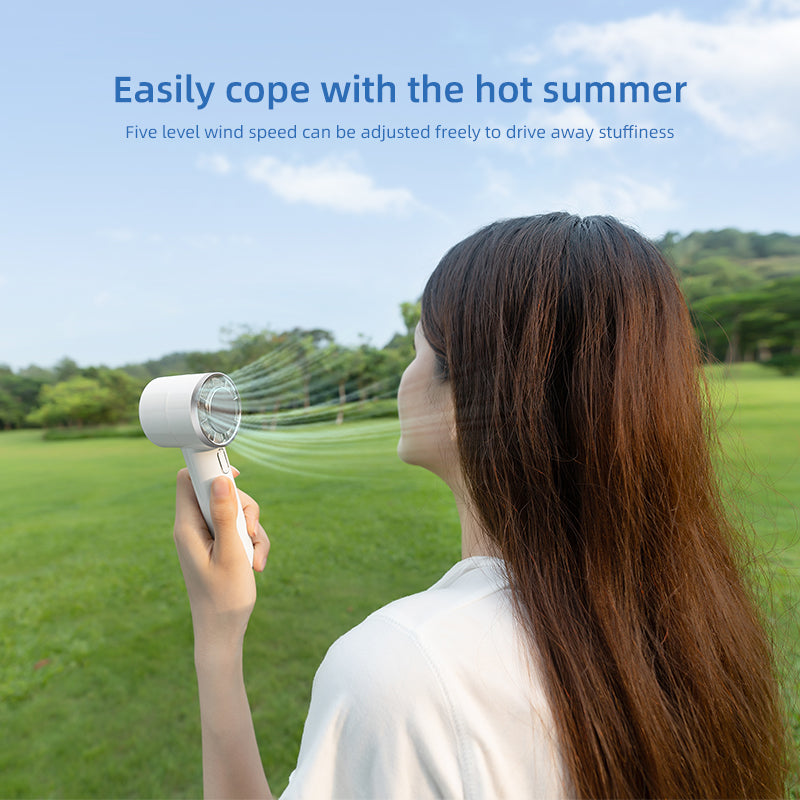 Oriday handheld mini cooling fan, semiconductor silent design, portable and rechargeable, new model, perfect for students, dorms, offices, and desktops – Oriental Liangpin