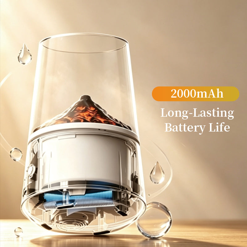 oriday Volcano-Shaped Aroma Diffuser | 170mL Water Tank · Warm Ambient Light · Dual Mist Modes | Ideal for Bedroom, Living Room & Office