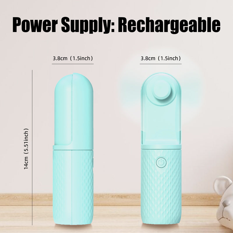 Oriday 摺疊迷你手持風扇|USB充電靜音設計・超長續航便攜口袋風扇・學生/辦公室/戶外適用
