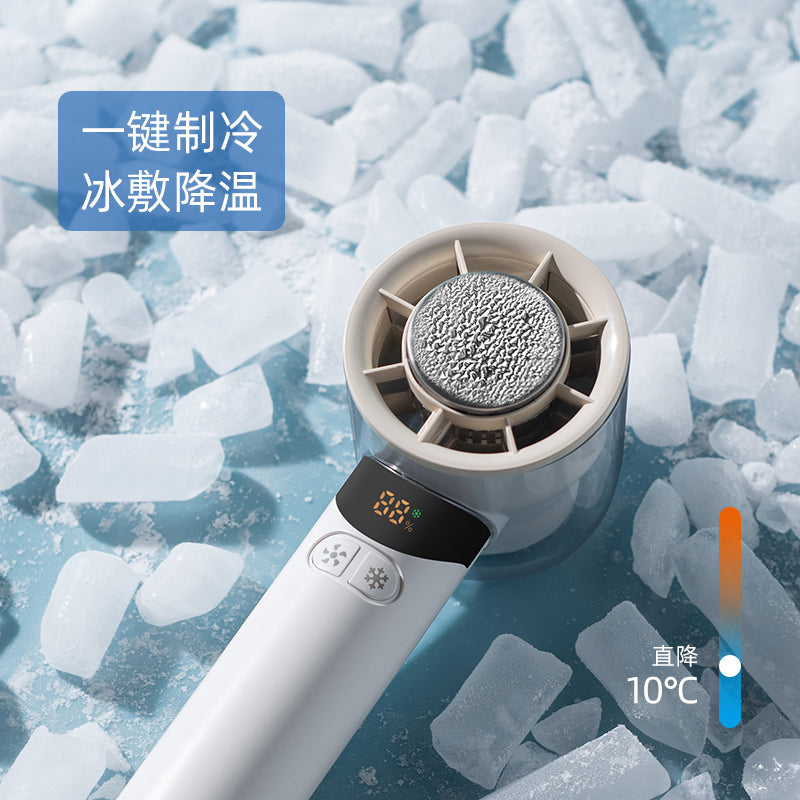 Oriday high-speed handheld fan with 100 wind levels, hurricane power, USB rechargeable, portable mini blower with long battery life, brushless cooling for home, office, desktop, students, dormitory, outdoor camping, mountain climbing, with clip