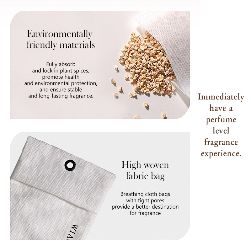 【In Stock】Multi-functional Long-lasting Fragrance Sachet|For Closet / Luggage / Car|Deodorizing & Moisture-Proof|Fresh and Natural Scent
