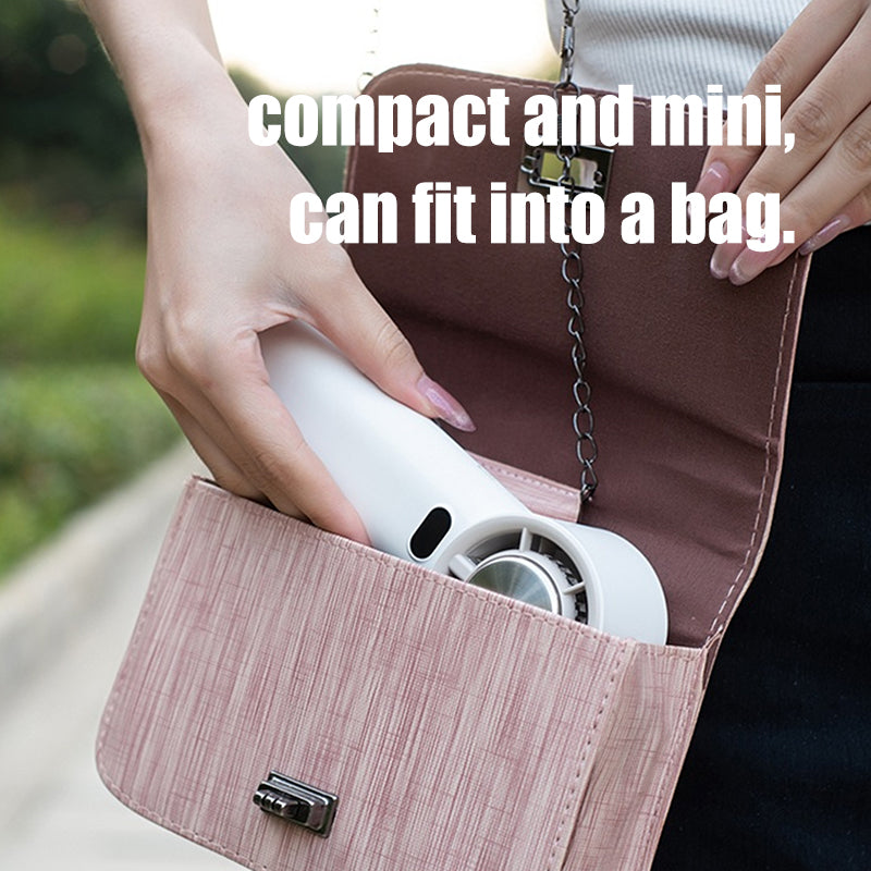 oriday High-speed Cooling Handheld Fan with Semiconductor Cooling, Quiet, Portable, Rechargeable, High-Quality, Wireless, for Home, Desk, Dormitory, Office, Travel