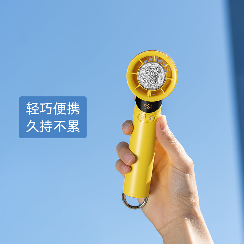 Oriday high-speed handheld fan with 100 wind levels, hurricane power, USB rechargeable, portable mini blower with long battery life, brushless cooling for home, office, desktop, students, dormitory, outdoor camping, mountain climbing, with clip