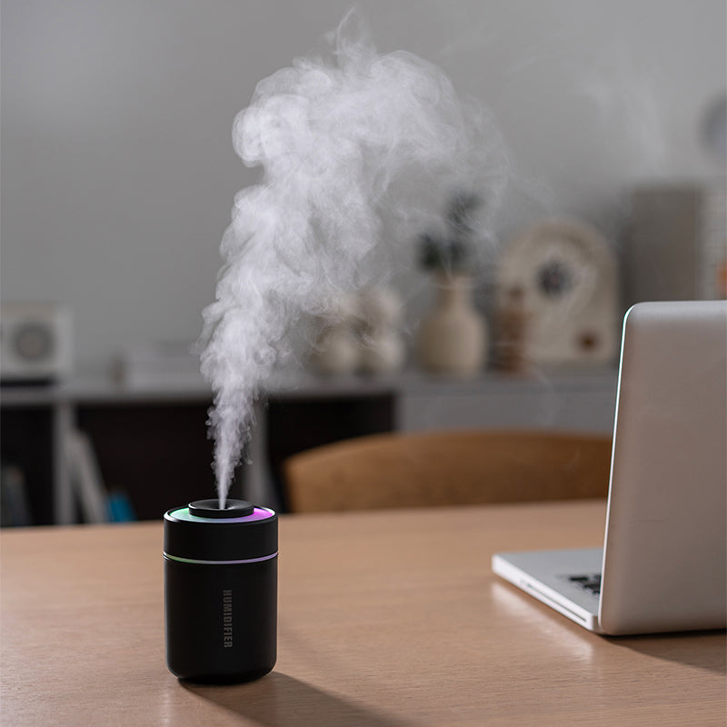 Oriday USB Humidifier | Large Mist Output with Colorful Ambient Light | Silent for Home Use, Perfect for Pregnant Women, Babies, and Bedrooms | Great Birthday Gift
