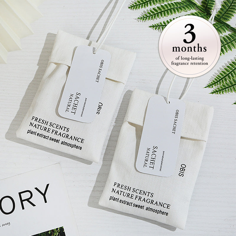 oriday fragrance bag, long-lasting scent, for use in the bedroom, wardrobe, suitcase, scented sachets, odor remover, car hanging accessory, 6 scent options available, individually packaged, Eastern products
