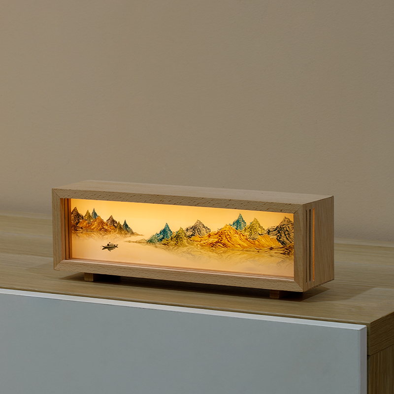 Oriday Wooden Light Picture Lamp|Atmosphere Night Light Decoration|Creative Gift Recommendation