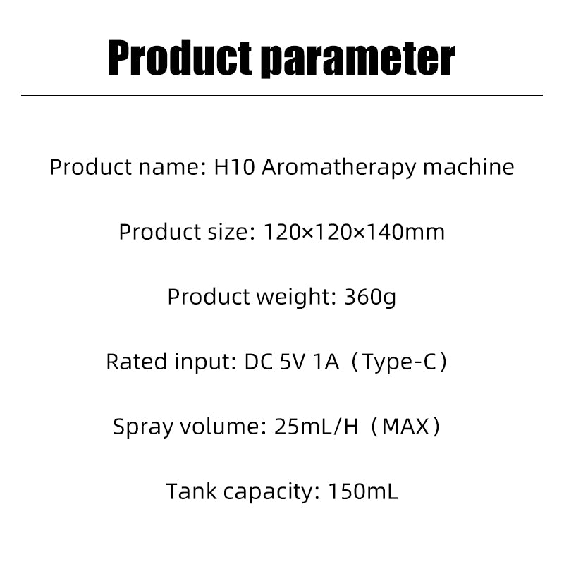 oriday Smart Aroma Diffuser Car Mini Automatic Spray Essential Oils Strong Mist Plug-in Quiet Bedroom Use Home Office Eastern Goods