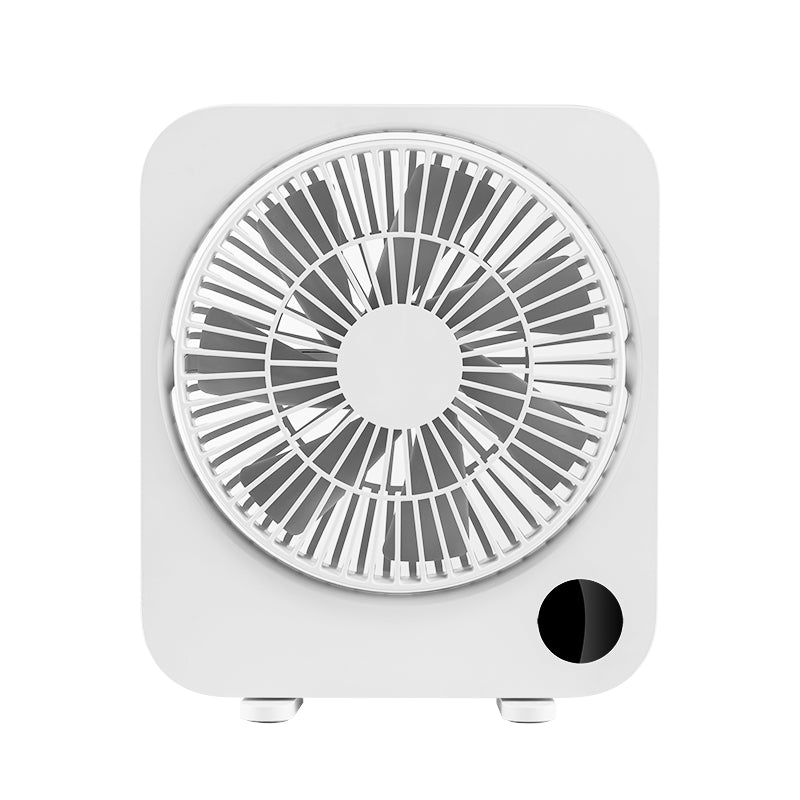 Oriday 數顯充電桌面風扇|超長續航靜音設計・輕薄便攜台式風扇・學生宿舍/辦公室/家用適用