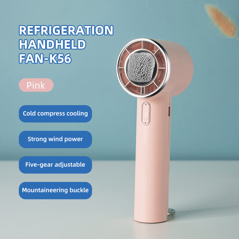 Oriday handheld mini cooling fan, semiconductor silent design, portable and rechargeable, new model, perfect for students, dorms, offices, and desktops – Oriental Liangpin