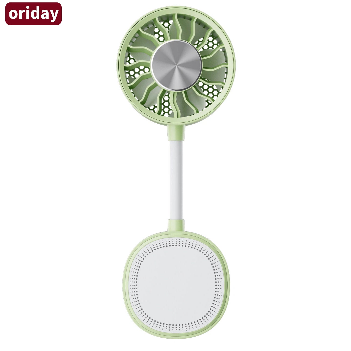Oriday【2026新款】5合1磁吸便攜風扇|360°軟管夾式小風扇|USB Type-C快充|三段強風靜音|嬰兒車/辦公室/戶外隨身風扇