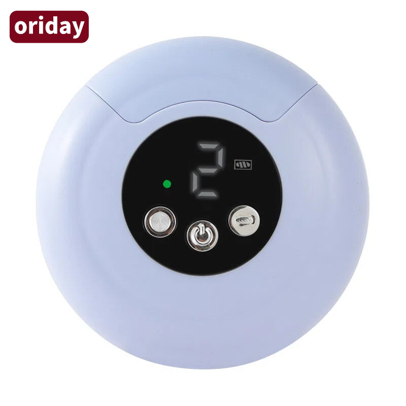 Oriday High-Efficiency Automatic Nail Trimmer - Integrated Cutting and Grinding Design, 360° Precision Grinding, 3-Speed Settings | Silent Vibration-Reducing Motor, Can Trim Nails While Baby Sleeps | Long-lasting 90-Day Battery Life, Type-C Fast Charging