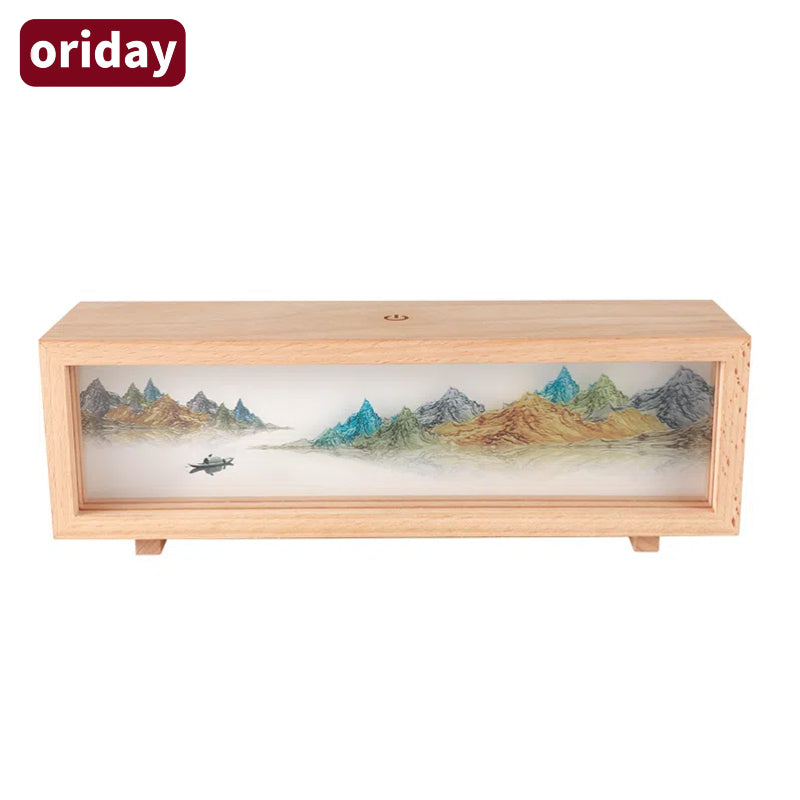 Oriday Wooden Light Picture Lamp|Atmosphere Night Light Decoration|Creative Gift Recommendation