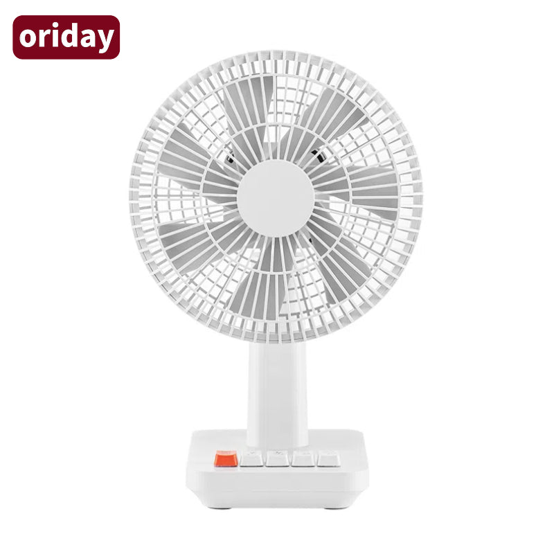 Oriday Retro USB Desk Fan|Ultra-Quiet Mini Table Fan for Home, Office, Dorm – Creative Gift