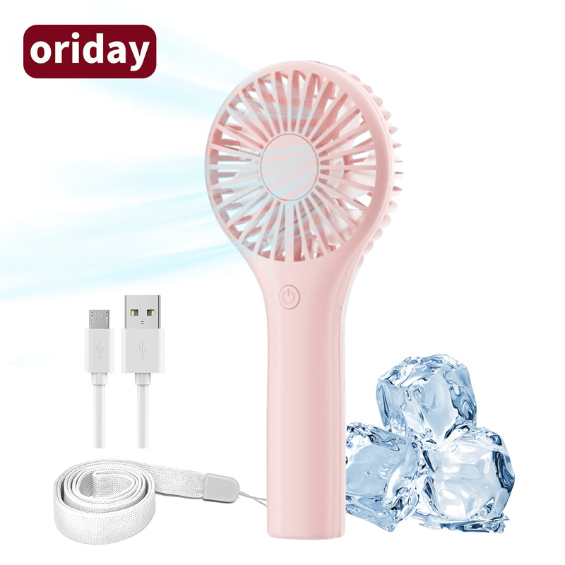 Oriday 小巧手持風扇|2000mAh電池・大風力靜音設計・便攜口袋風扇・宿舍/辦公室/家用適用