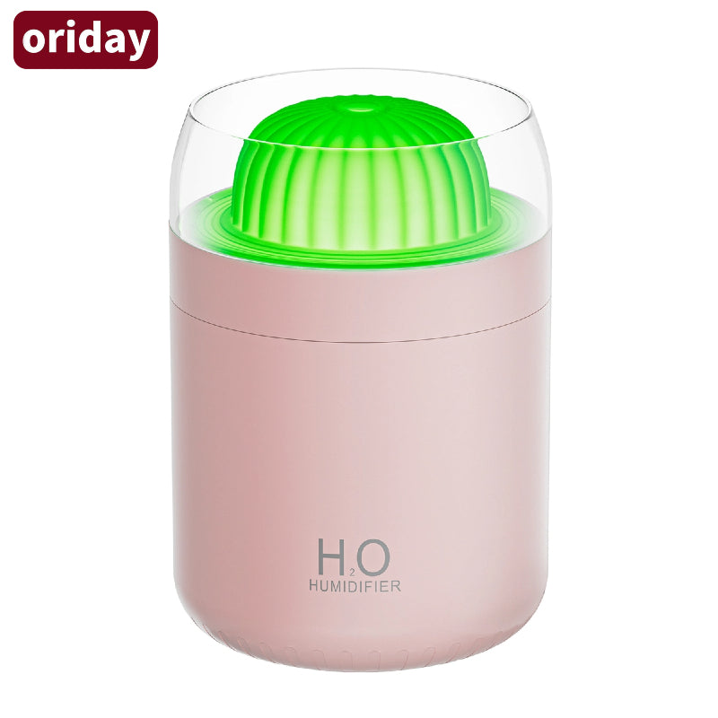 Oriday Cactus USB Humidifier | Silent High-Mist Aroma Diffuser | Ideal for Home and Office