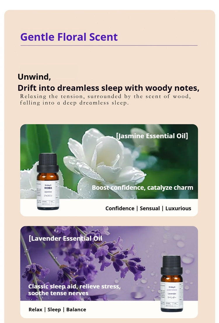 Oriday New Home Fragrance Essential Oil, Natural Plant-Based Essential Oil, Long-Lasting Aroma for Bedroom, Bathroom and Living Room, Air Purifying, 10ml