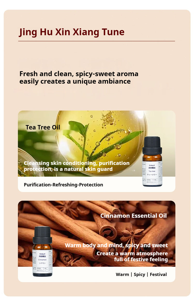 Oriday New Home Fragrance Essential Oil, Natural Plant-Based Essential Oil, Long-Lasting Aroma for Bedroom, Bathroom and Living Room, Air Purifying, 10ml