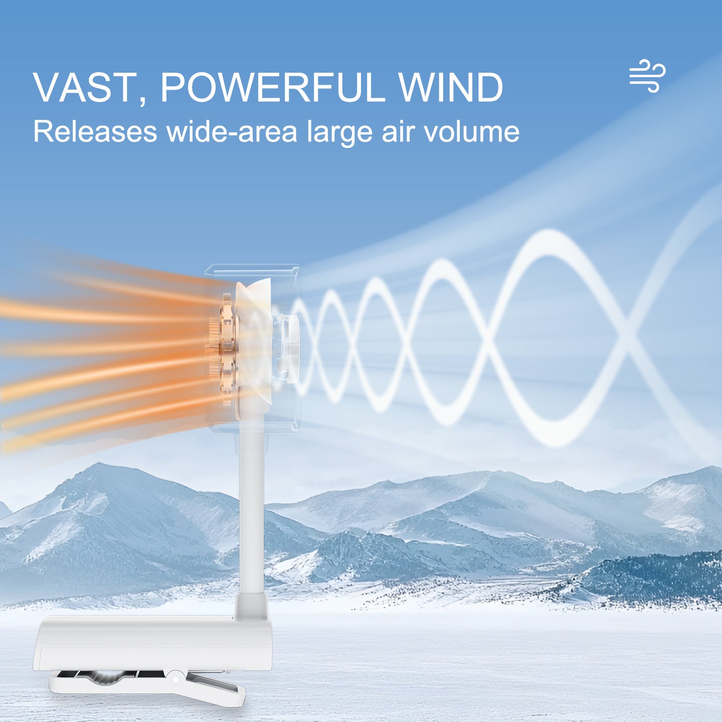 oriday【多功能迷你風扇】可夾/手持/桌面 360° 靈活調節｜靜音大風量｜1200mAh 長續航｜Type-C 便攜小巧高顏值｜辦公/戶外/通勤/學習必備