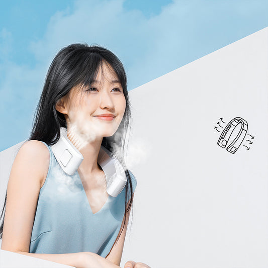 Oriday 掛脖製冷風扇｜24小時超長續航・靜音不夾髮・輕巧大風力・夏日便攜清涼神器
