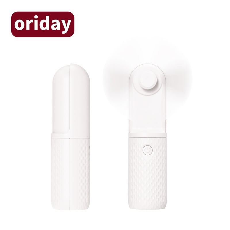 Oriday 摺疊迷你手持風扇｜USB充電靜音設計・超長續航便攜口袋風扇・學生／辦公室／戶外適用