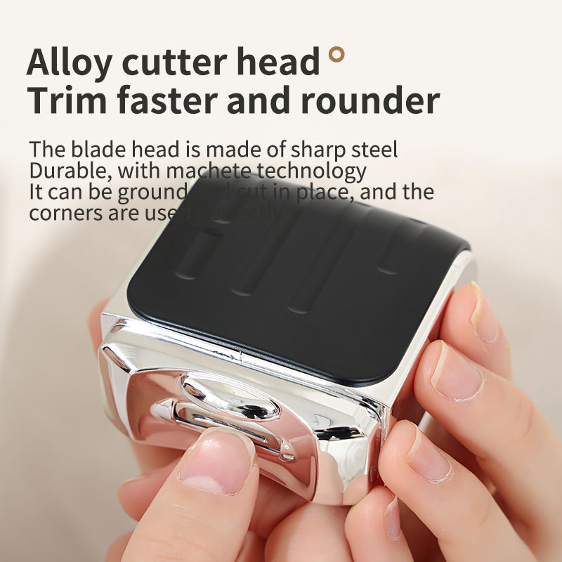 Oriday智能修甲器電動指甲刀- 剪磨一體，3檔可選，單手輕鬆操作 | 甲屑收納倉設計，乾淨衛生，低噪音設計 | Type-C充電，90分鐘持久續航