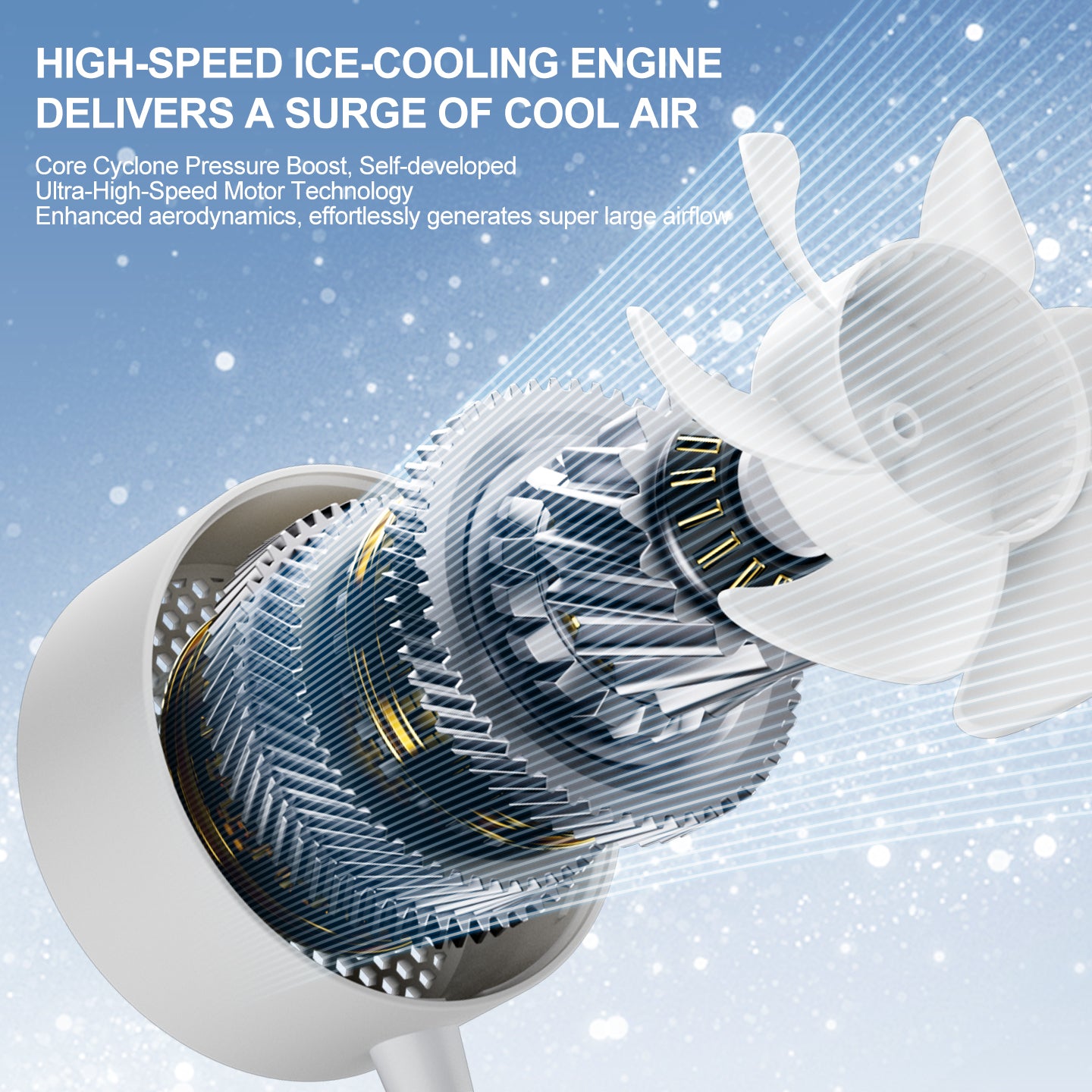 oriday【2026 Best Seller】360° Magnetic Neck Cooling Fan｜Super-Conductive Ice Ceramic Rapid Cooling｜3-Speed Strong Airflow｜Type-C Fast Charging｜Portable Quiet Mini Fan｜Perfect for Commuting, Travel & Office