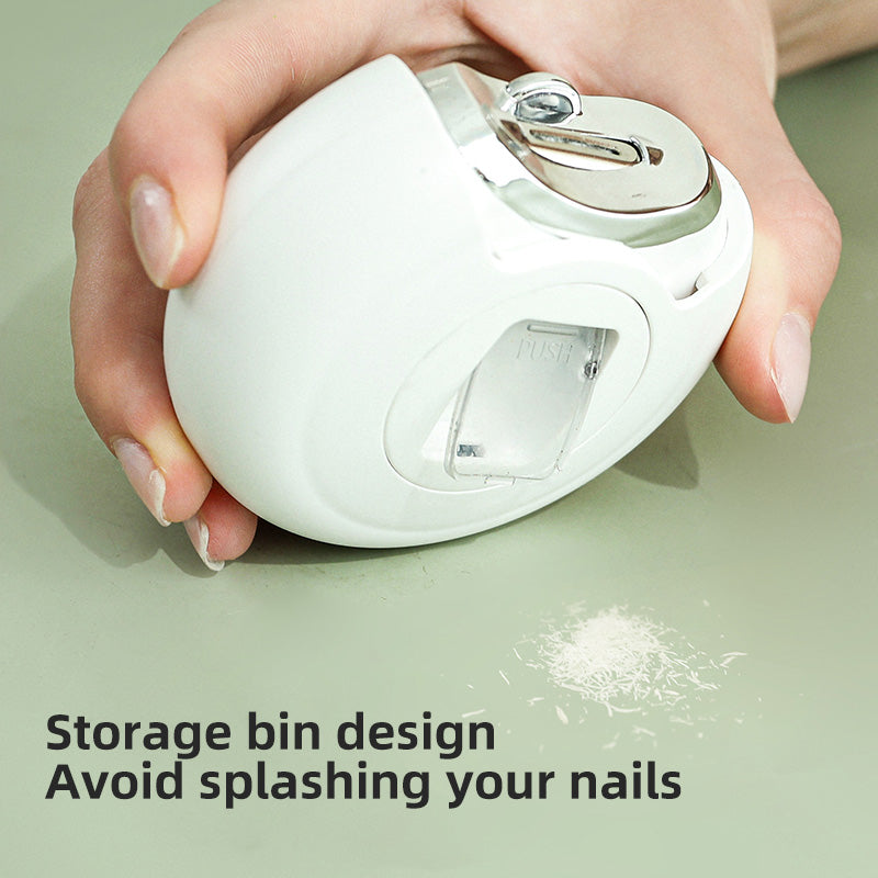 Oriday High-Efficiency Automatic Nail Trimmer - Integrated Cutting and Grinding Design, 360° Precision Grinding, 3-Speed Settings | Silent Vibration-Reducing Motor, Can Trim Nails While Baby Sleeps | Long-lasting 90-Day Battery Life, Type-C Fast Charging
