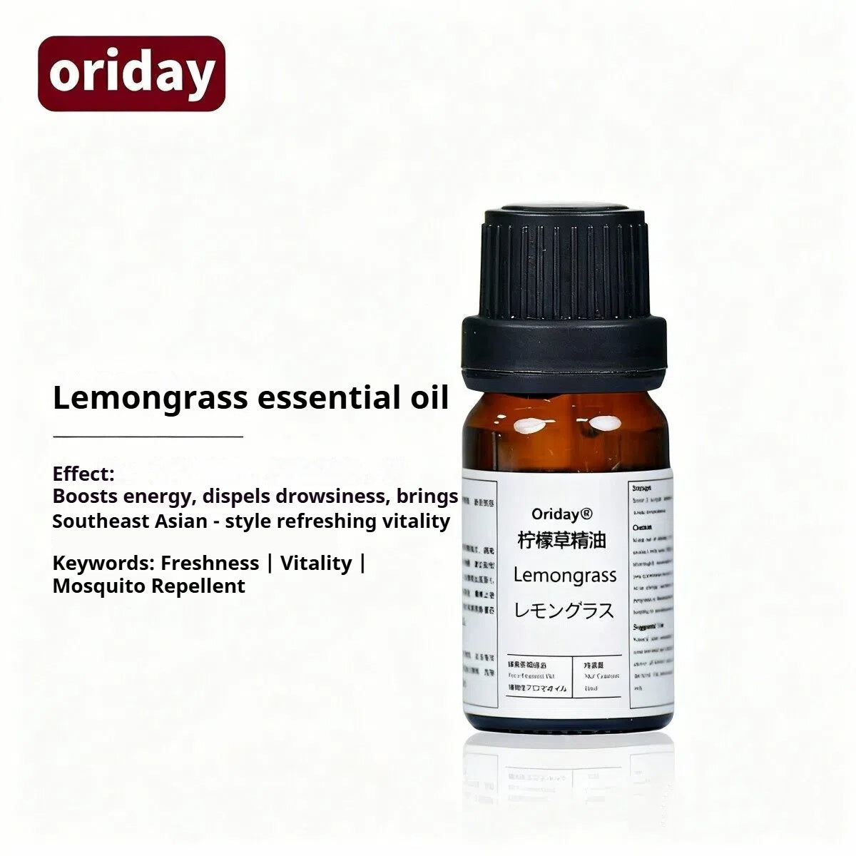Oriday New Home Fragrance Essential Oil, Natural Plant-Based Essential Oil, Long-Lasting Aroma for Bedroom, Bathroom and Living Room, Air Purifying, 10ml