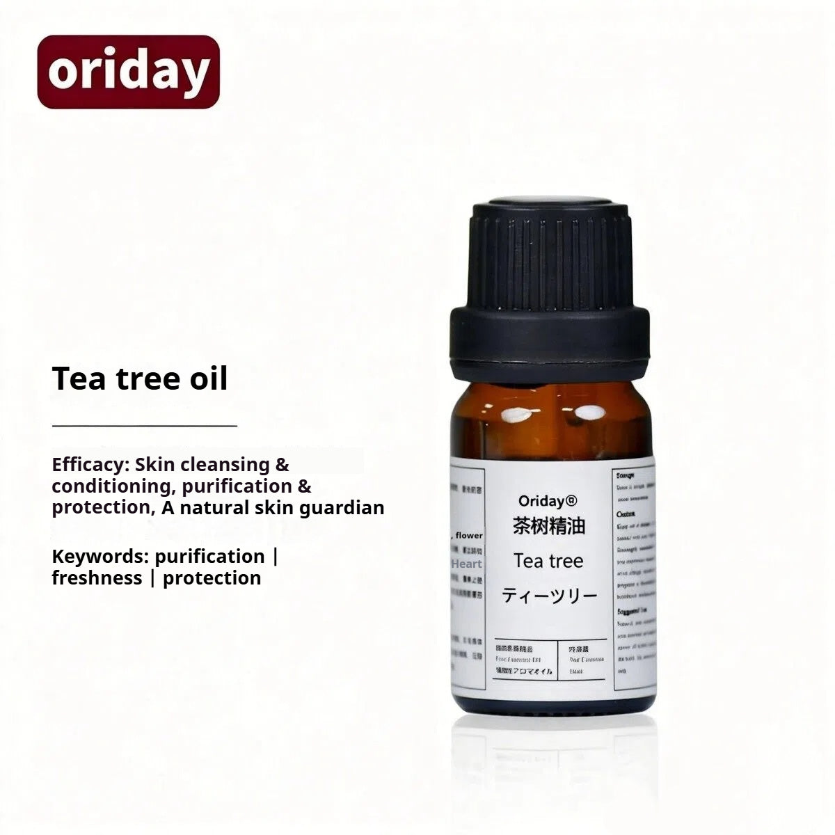 Oriday New Home Fragrance Essential Oil, Natural Plant-Based Essential Oil, Long-Lasting Aroma for Bedroom, Bathroom and Living Room, Air Purifying, 10ml