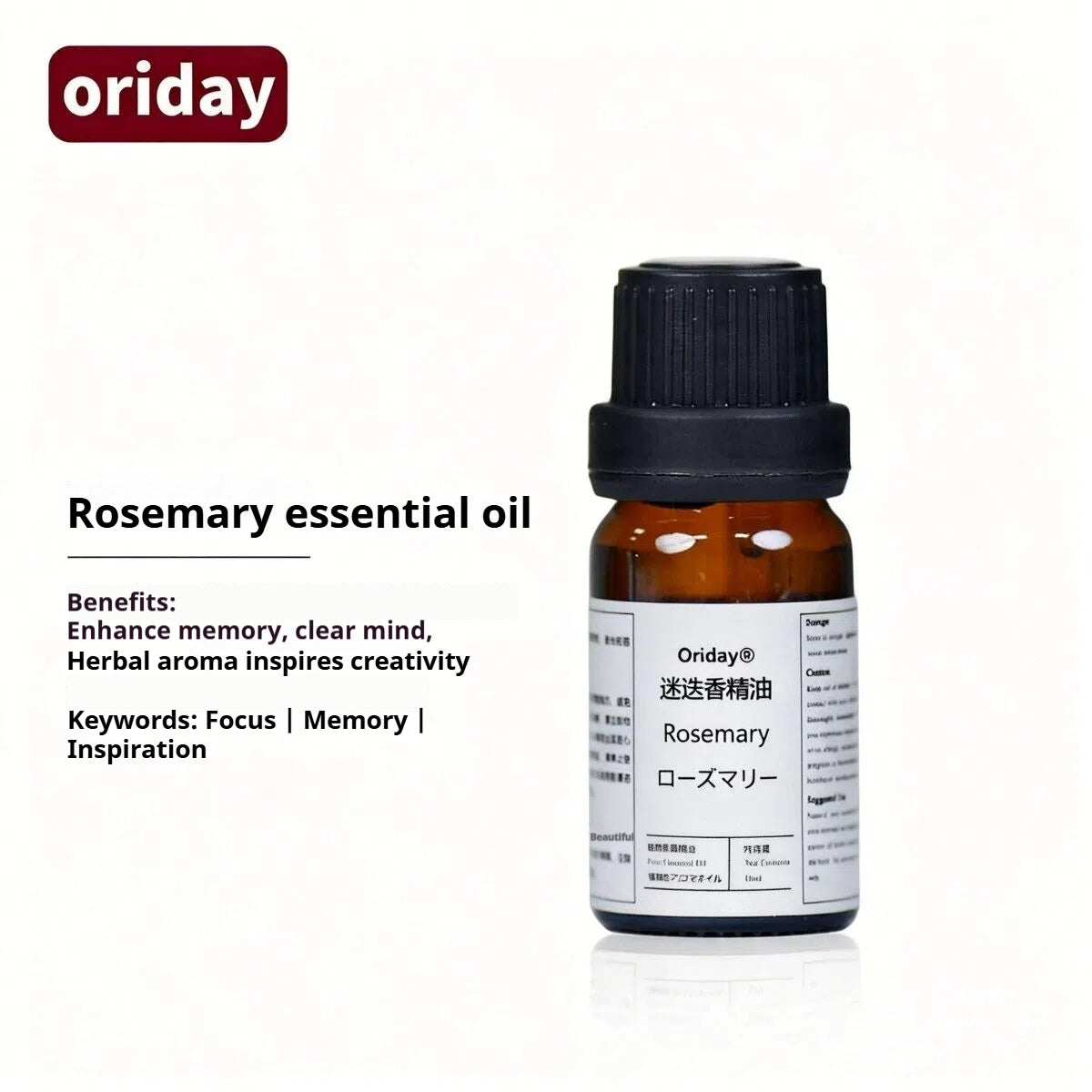 Oriday New Home Fragrance Essential Oil, Natural Plant-Based Essential Oil, Long-Lasting Aroma for Bedroom, Bathroom and Living Room, Air Purifying, 10ml