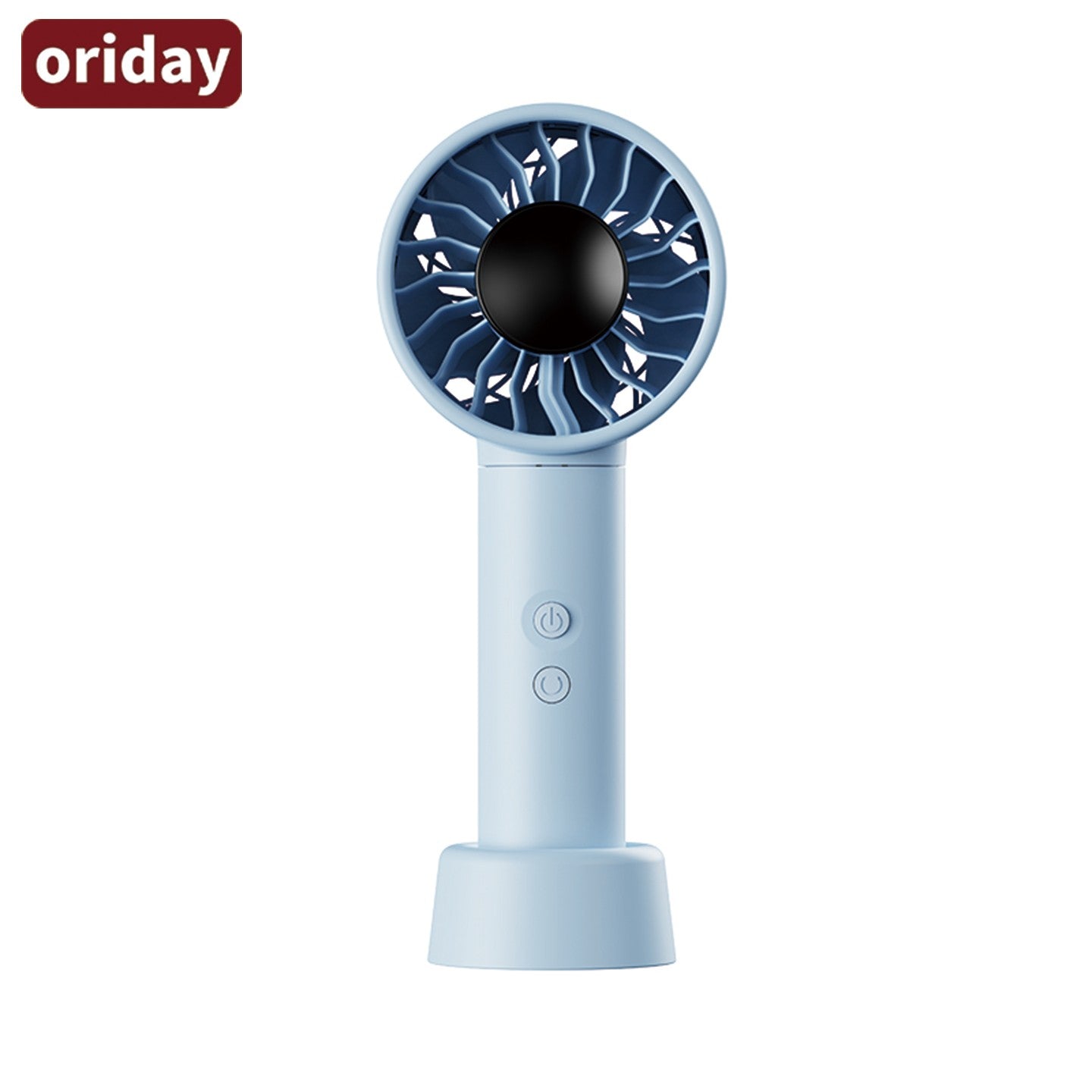 oriday Mini Portable Fan｜88° Wide-Angle Oscillation + Turbo Strong Airflow｜100-Level Stepless Speed Control｜4500mAh Fast-Charging Battery｜Handheld/Desktop Dual Use｜Quiet & Safe
