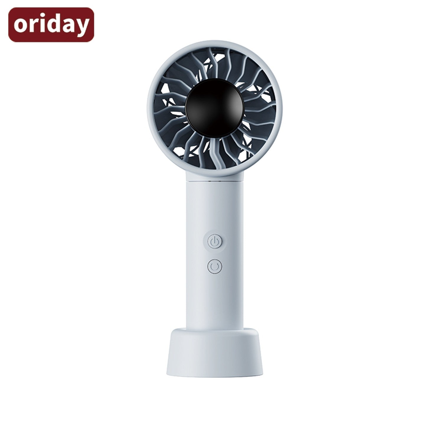 oriday Mini Portable Fan｜88° Wide-Angle Oscillation + Turbo Strong Airflow｜100-Level Stepless Speed Control｜4500mAh Fast-Charging Battery｜Handheld/Desktop Dual Use｜Quiet & Safe